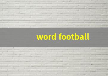 word football